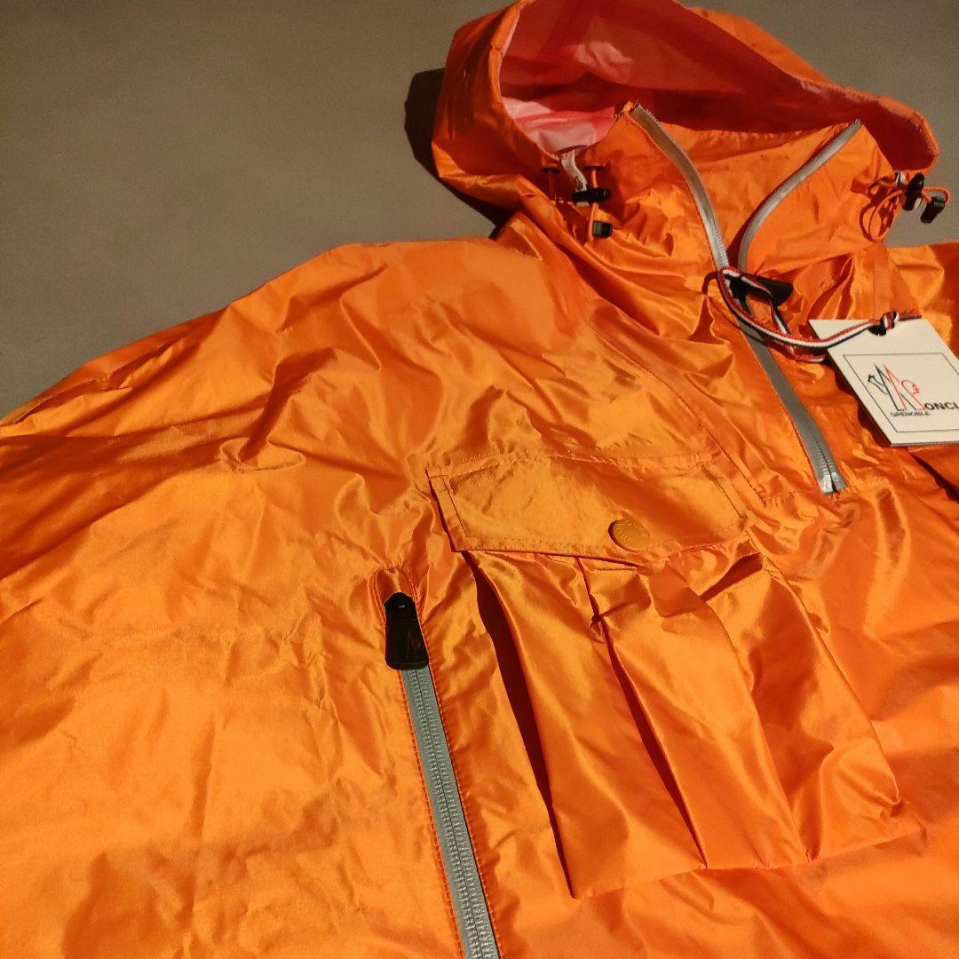 新品 モンクレール ポンチョ レインコート オレンジ MONCLER レア