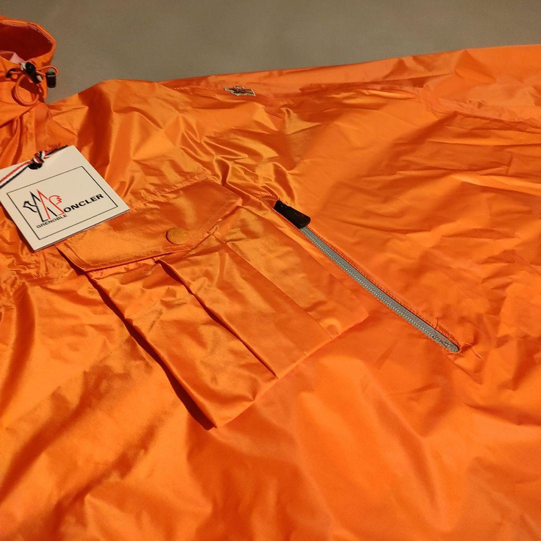 新品 モンクレール ポンチョ レインコート オレンジ MONCLER レア
