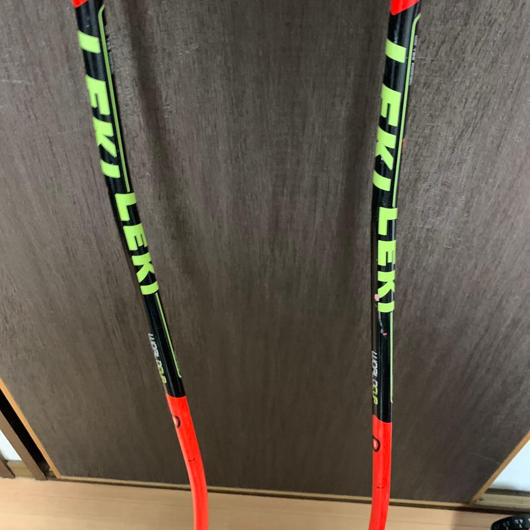 LEKI スキー用ストック オレンジ　125cm