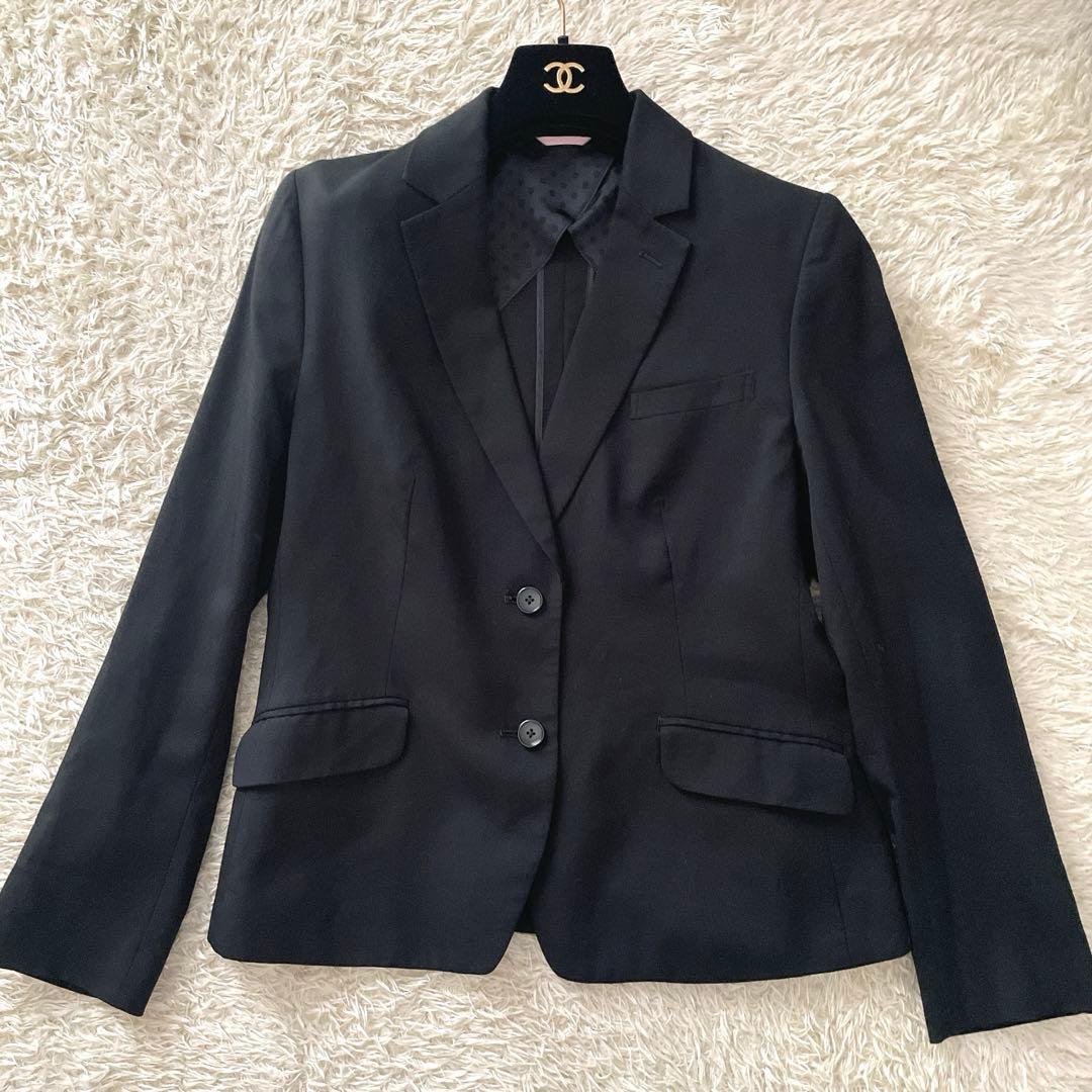 極美品⭐︎青山 n♡line bynozomi 黒 スーツ 3点セットアップ 17