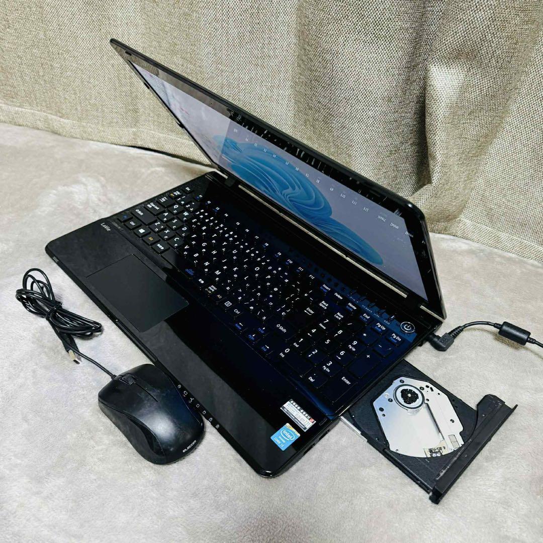 S238 NECノートパソコンSSDサクサク動く Windows11オフィス付き