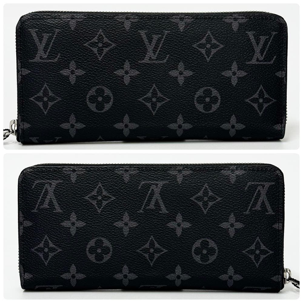 【極上美品】ルイヴィトン モノグラム・エクリプス ジッピー ホリゾンタル IC