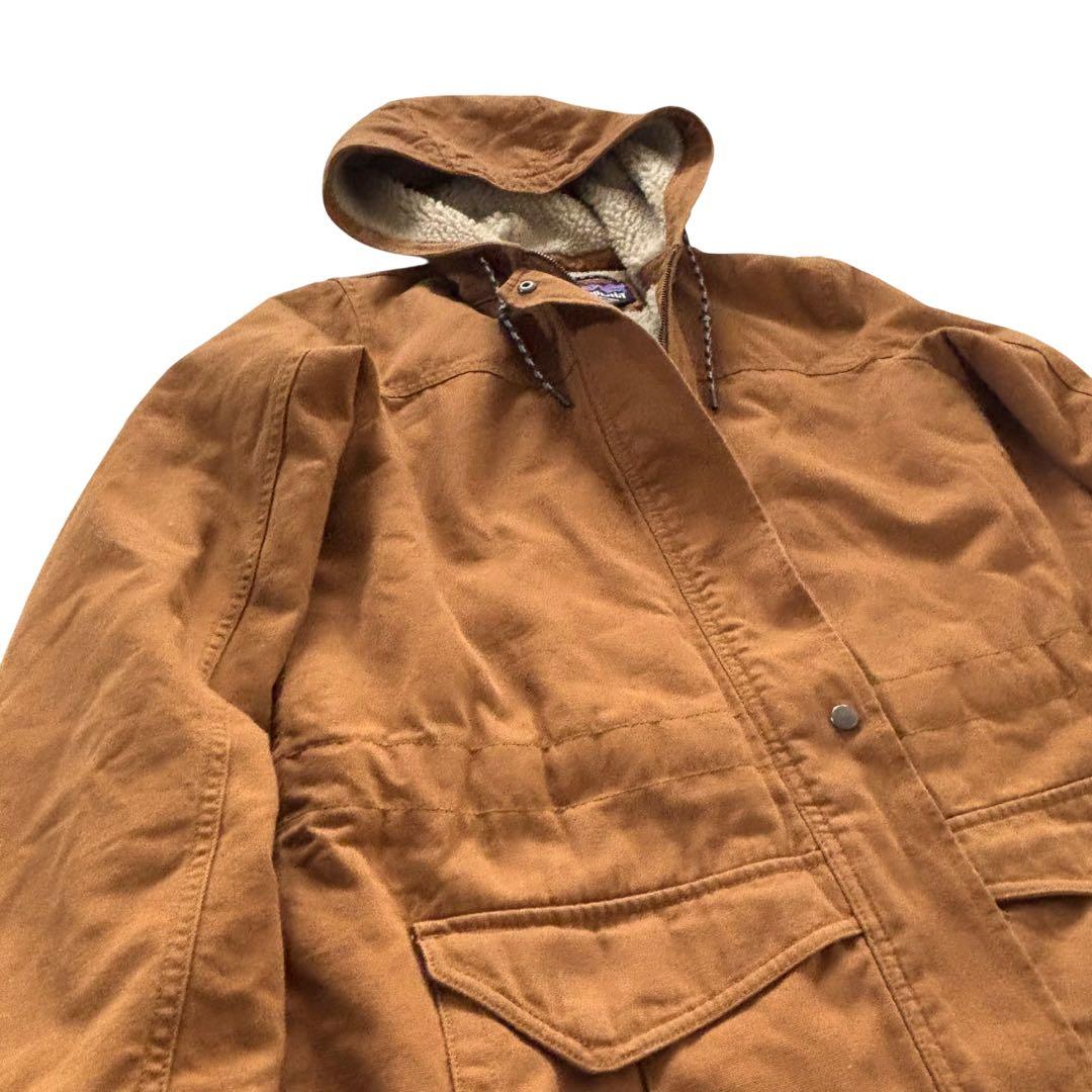最終値下げ【美品】patagoniaブラウン フード付き モッズコート L