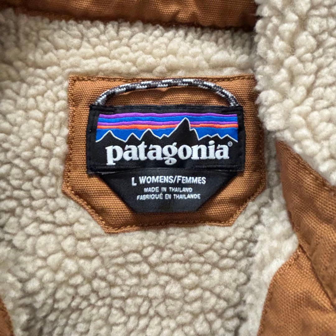 最終値下げ【美品】patagoniaブラウン フード付き モッズコート L