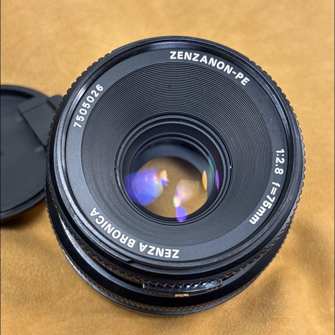 ジャンク　ブロニカ　BRONICA ETR用　PE 75mm F2.8