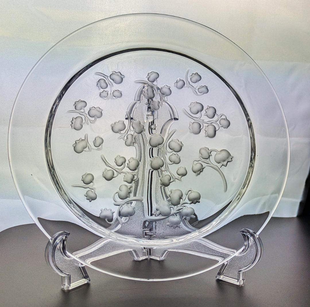 訳あり★ラリック フランス★すずらん ビンテージ プレート★可愛らしいお皿です