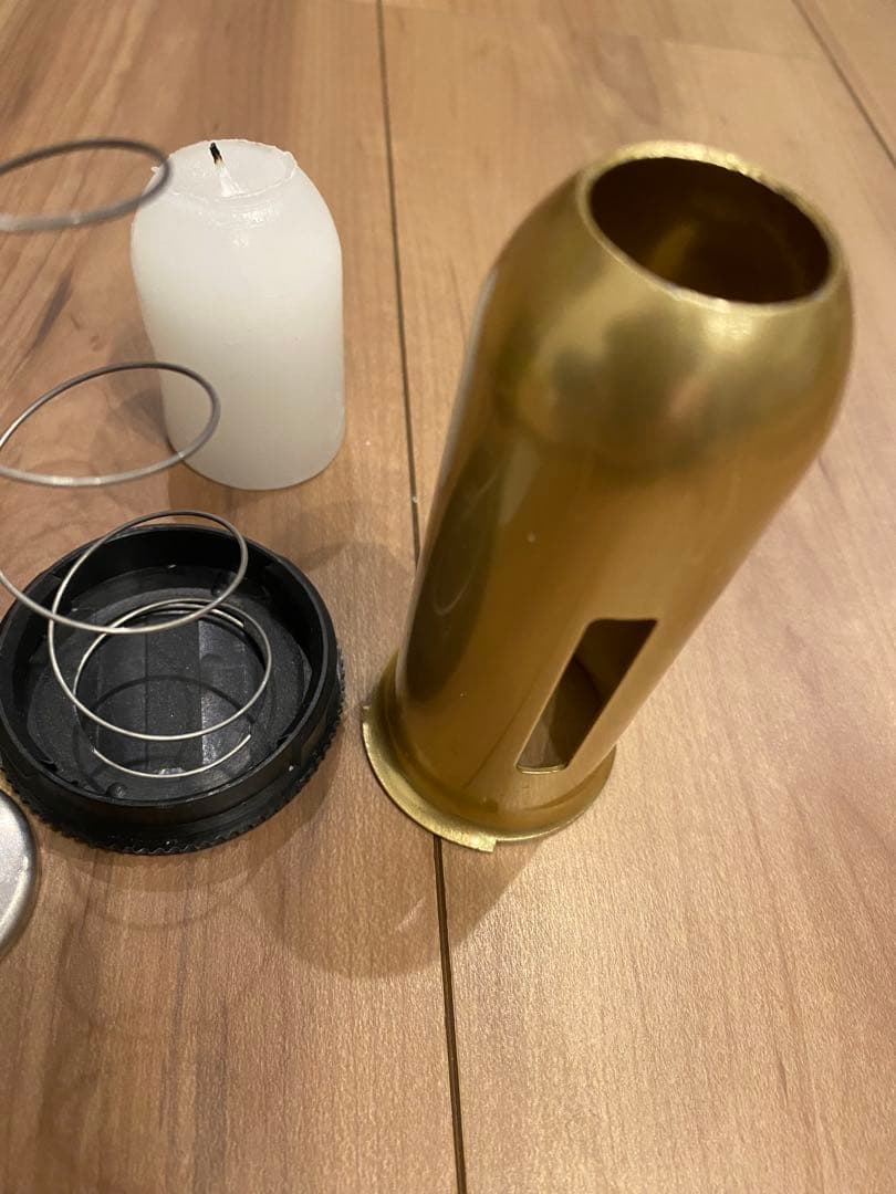 90s USA製　旧ロゴ　UCO キャンドルランタン　黒×金　金デカール　希少