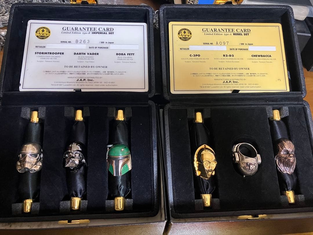 JAP工房 スターウォーズ 世界限定300個 スターリンギアリングスタンド2点