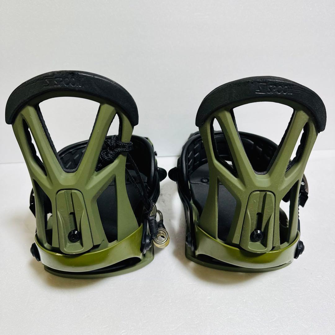 MLサイズ オリーブグリーン スノーボードビンディング初心者格安激安