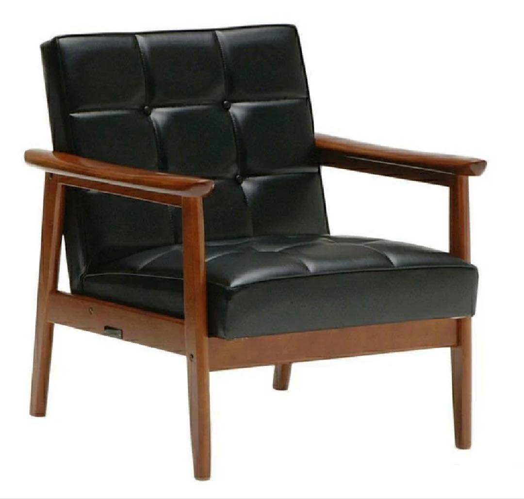 カリモク60 Kチェア1シータースタンダードブラック（ウォールナット色塗装）