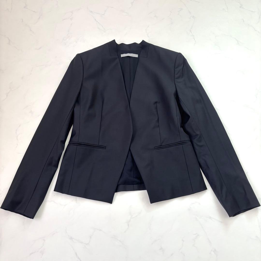 【極美品 大きいサイズ】セオリーリュクス エグゼクティブ セットアップスーツ 黒