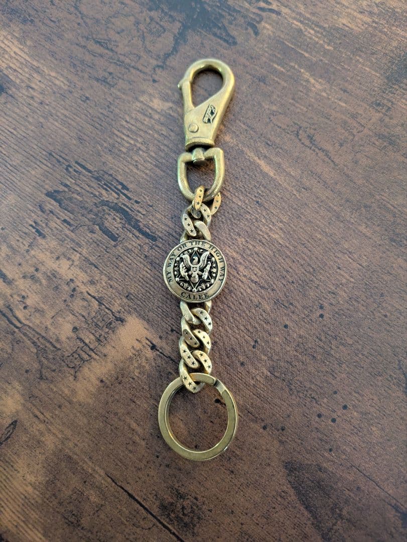 CALEE 真鍮 キーチェーン