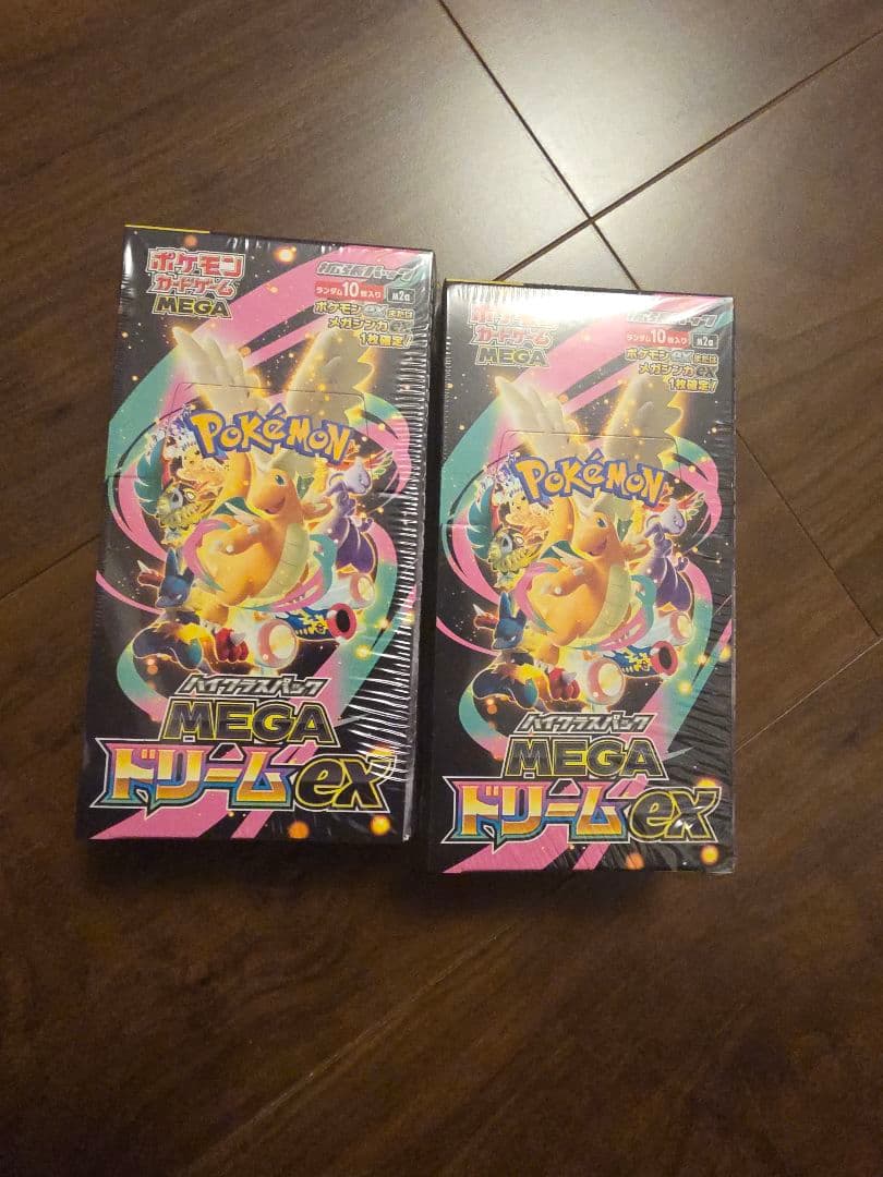 ポケモンカードゲーム MEGA ドリームEX 2BOX 未開封　シュリンク付き