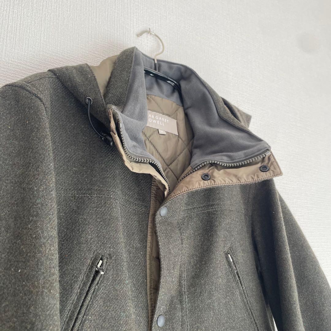 マーガレットハウエル MARGARET HOWELL ツイードブルゾンM 日本製