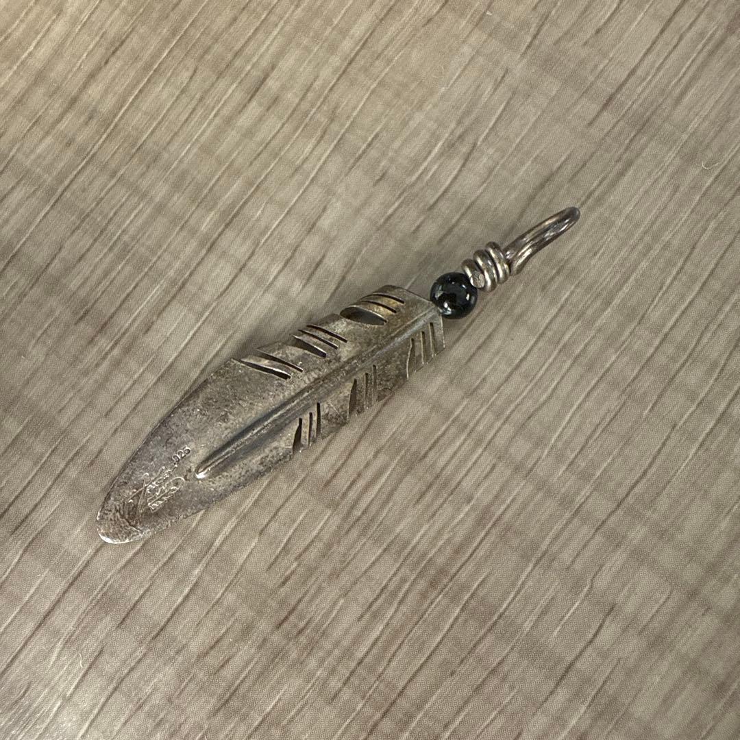 【レイトレイシー】刻印入り　シルバー925 フェザーヘッド