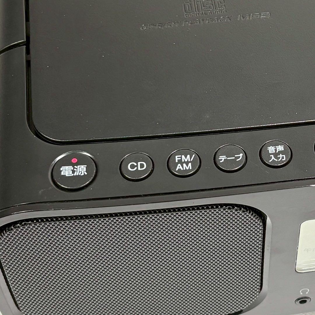 ソニー CDラジオカセットレコーダー CFD-S401 カラオケ機能搭載ブラック