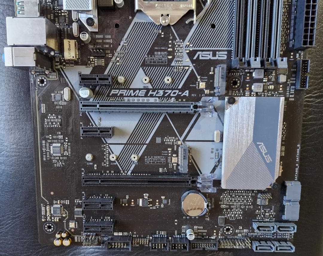 ASUS H370-A マザーボード + Intel i7 + 電源+ Case