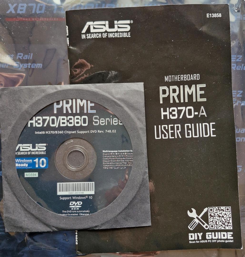 ASUS H370-A マザーボード + Intel i7 + 電源+ Case