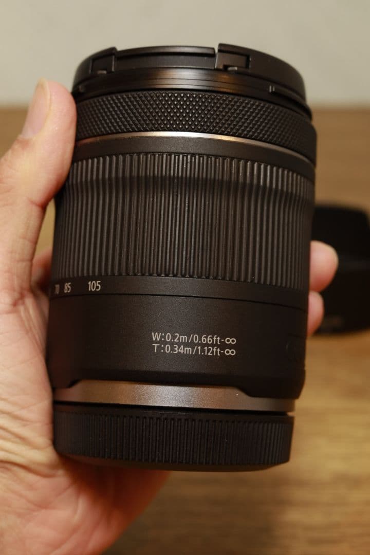 【良品】Canon RF24-105mm F4-7.1 IS STM（フード付）