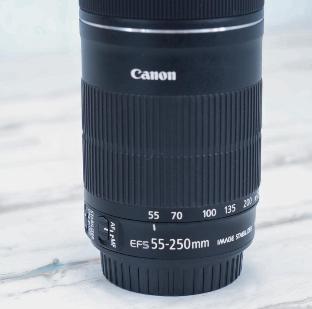 【高性能望遠レンズ】Canon EF-S 55-250mm IS STM 美品