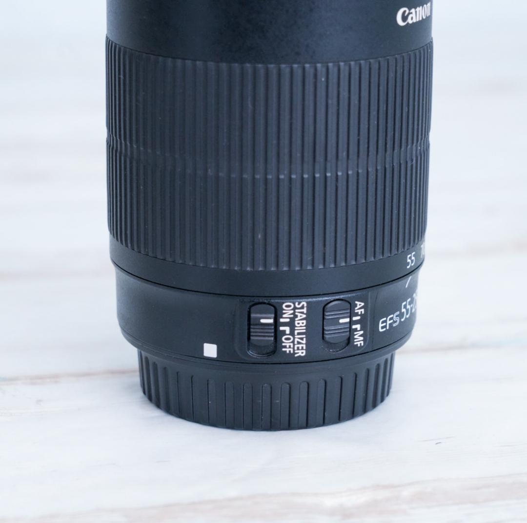 【高性能望遠レンズ】Canon EF-S 55-250mm IS STM 美品