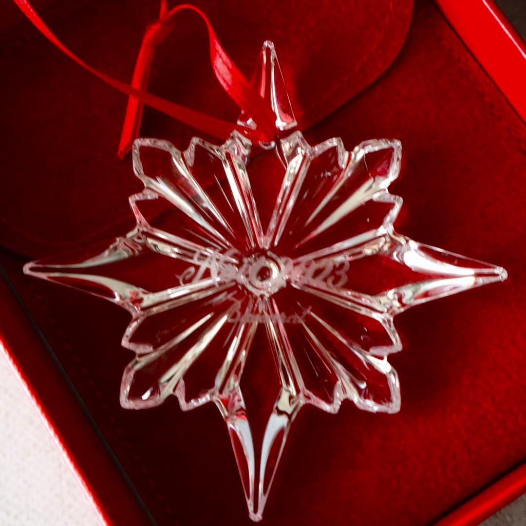 T*u様 バカラ　クリスマスオーナメント　2023年