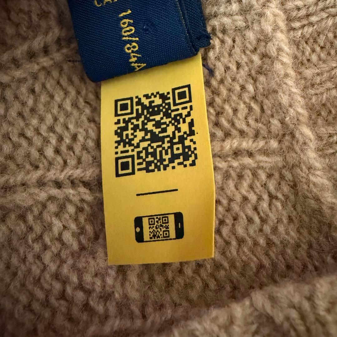 ポロ ラルフローレン 半袖　ケーブルニット　カシミヤ混　現行タグ　完売品