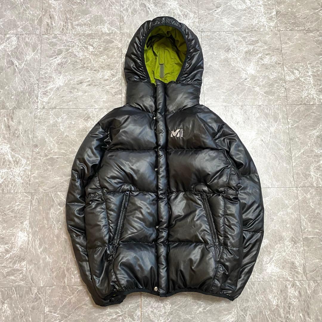 00s millet 短丈 リバーシブル ダウンジャケット y2k teck