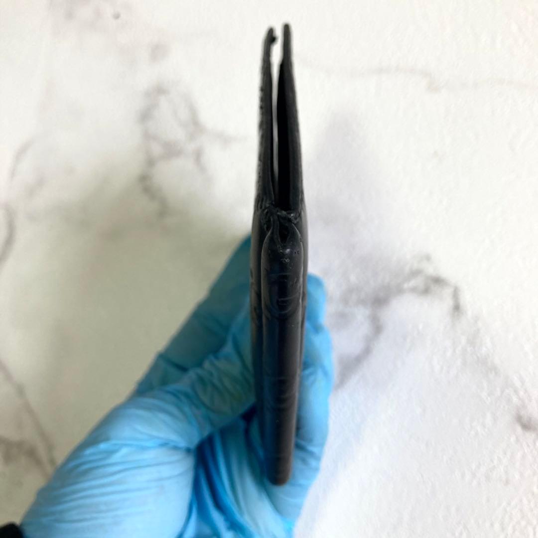 極美品 グッチ マネークリップ シマ レザー GG 札 カードケース 黒