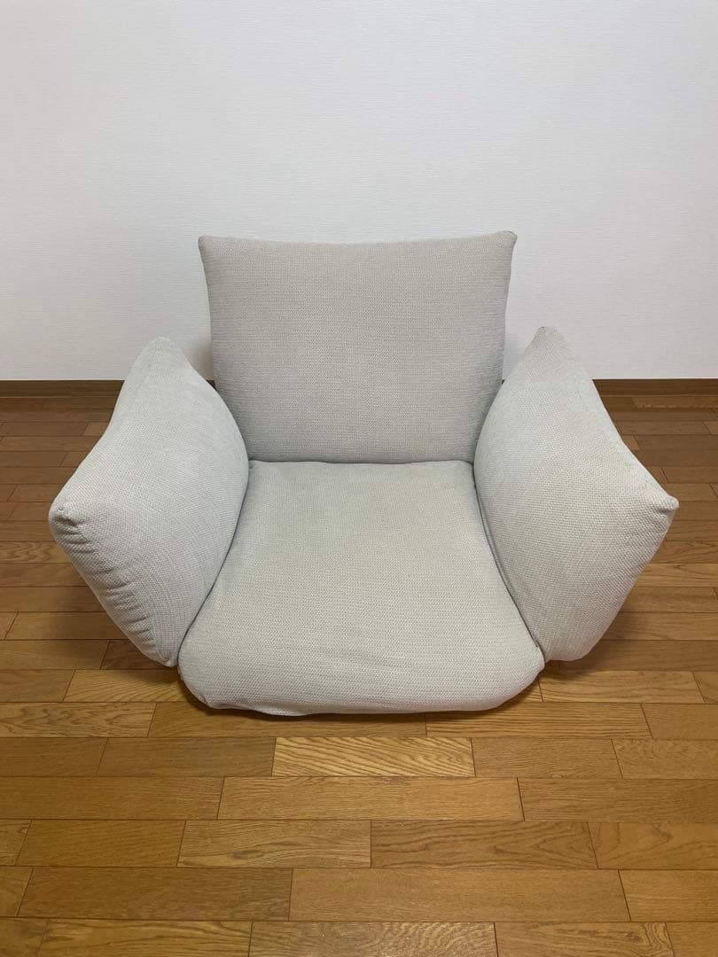【junko】【無印良品】リクライニング　フロアソファ１シーター　ブラウン