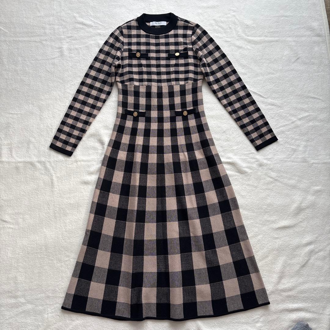 【Her lip to】 /ニットワンピ/ M