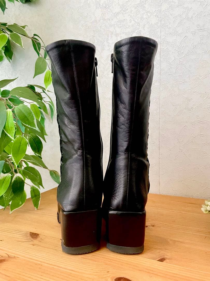 新品未使用　ディッシィ D’ICI 22 ブラック　黒　ブーツ　モードエジャコモ