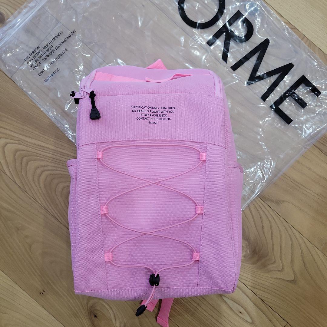 東原亜紀　FORME キッズバックパック　ピンク