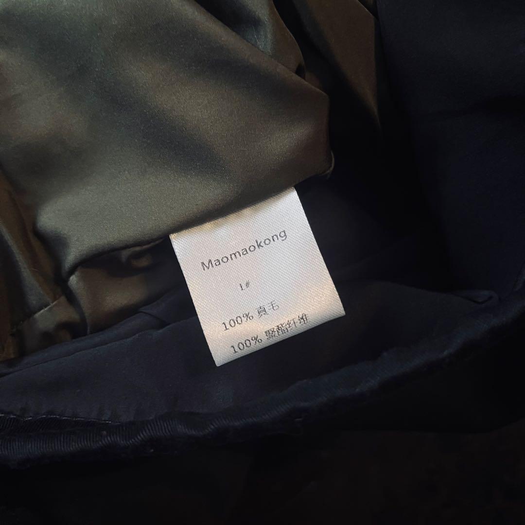 【激レア】 Maomaokong ボリュームファーフード付きモッズコート
