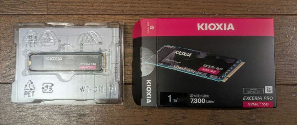 内蔵型SSD KIOXIA NVMe SSD 1TB PCIe Gen4.0x4