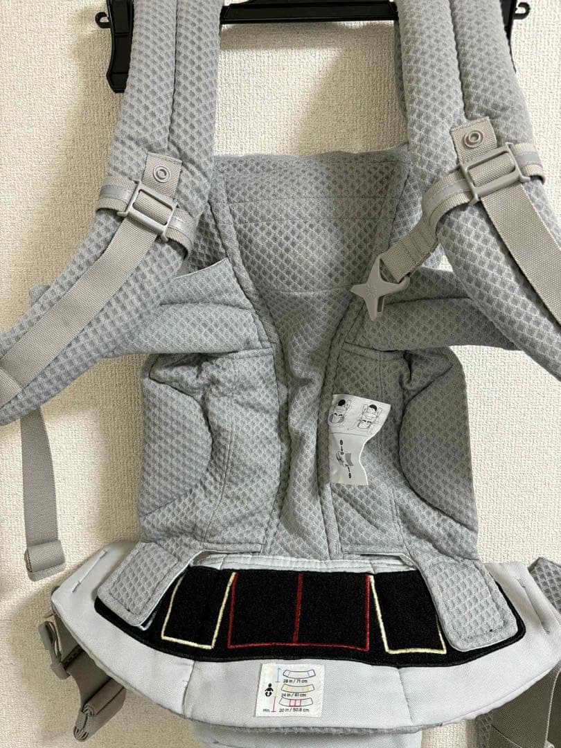 【極美品‼️】エルゴベビー オムニ ブリーズ パールグレー「ポーチ未使用‼️」