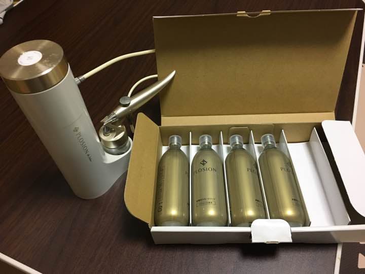 PLOSION炭酸ミスト 炭酸ガスカートリッジ付き