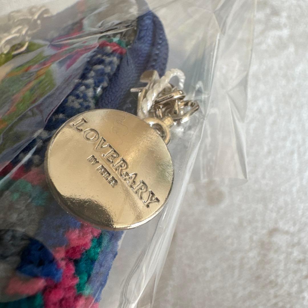 ラブラリーバイフェイラー　チャームポーチ　タータン　テディ　神戸限定　チェック柄