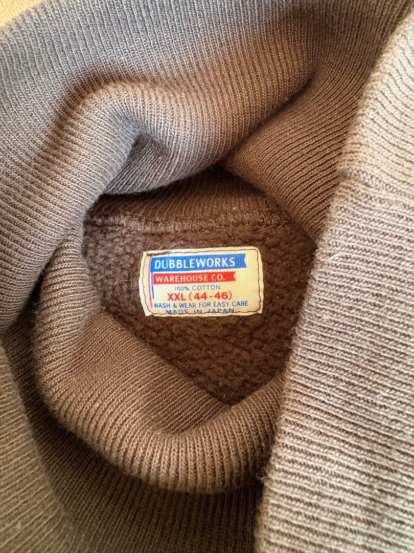 DUBBLE WORKS ダブルワークス ウエアハウス ハイネック スウェット