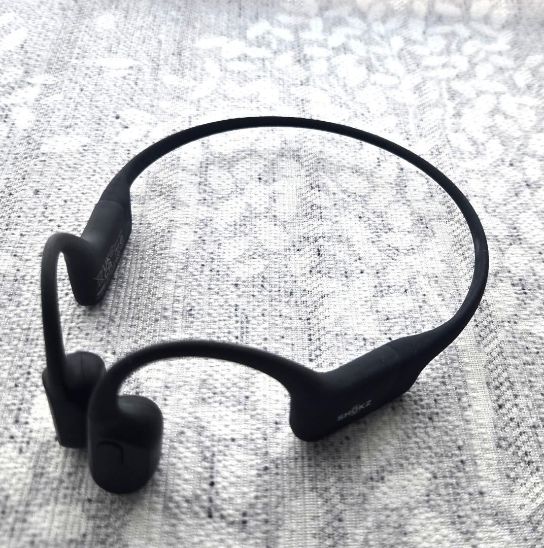SHOKZ OPEN RUN 骨伝導イヤホン ブラック