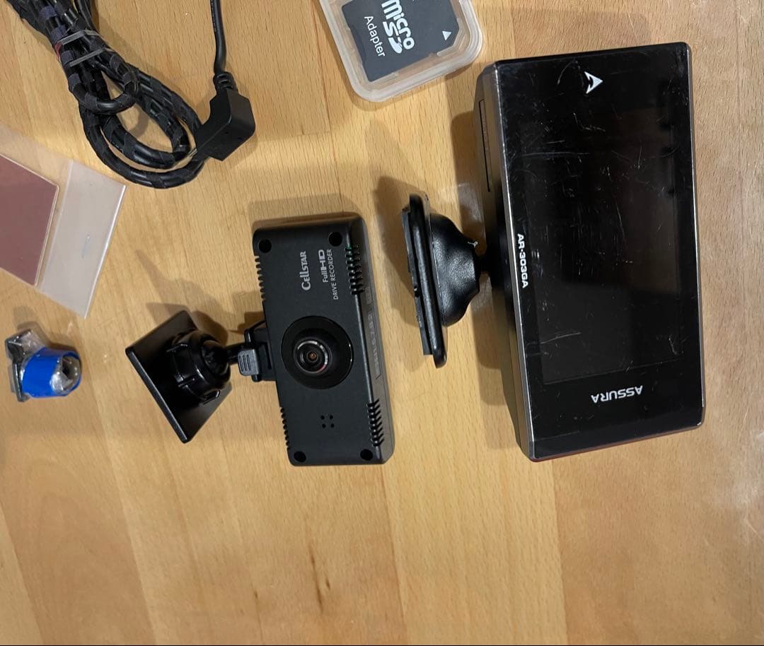 セルスターCSD-500FHRドラレコAR-303GA GPSレーダー探知機-F