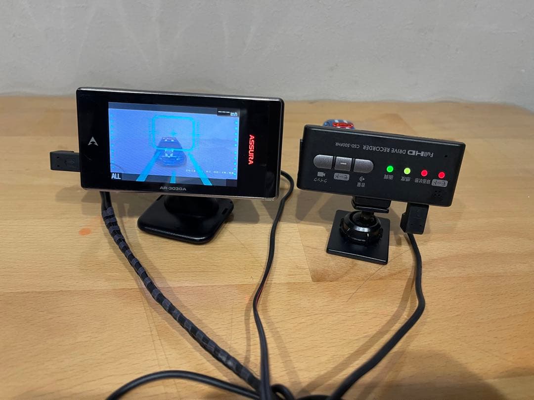 セルスターCSD-500FHRドラレコAR-303GA GPSレーダー探知機-F