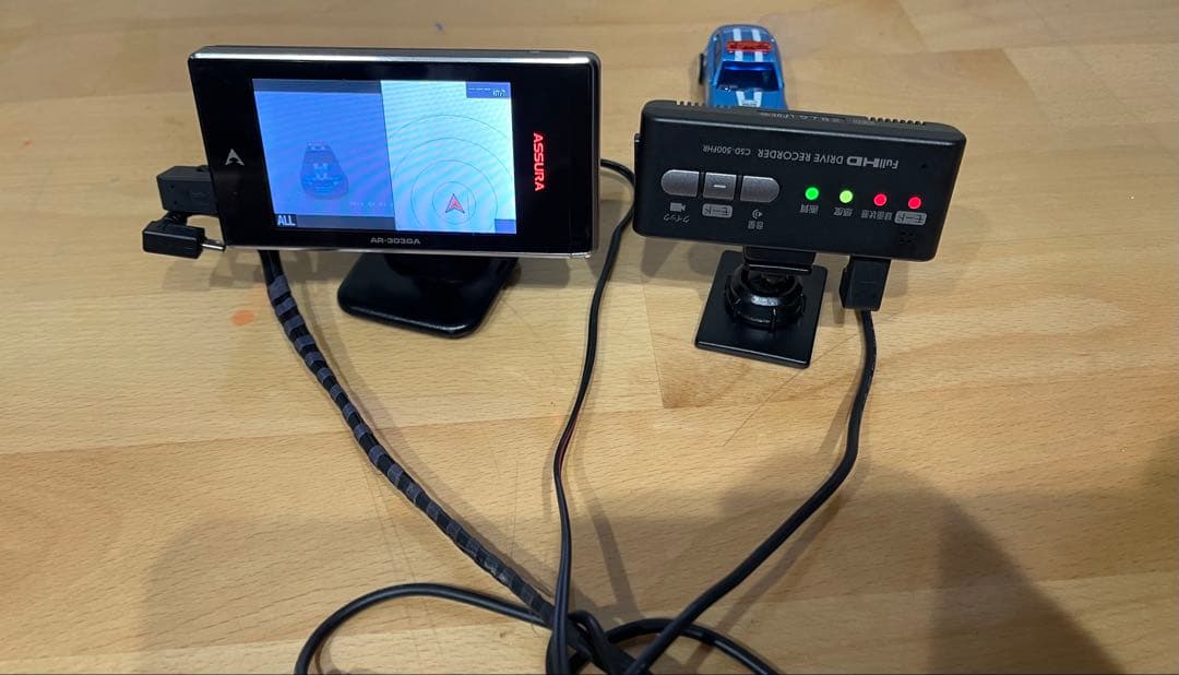 セルスターCSD-500FHRドラレコAR-303GA GPSレーダー探知機-F