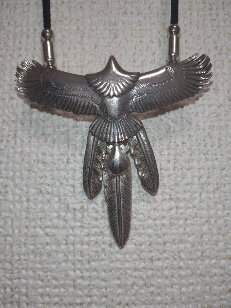 タディ＆キング　tady&king　SVイーグル中＆フェザーネックレス