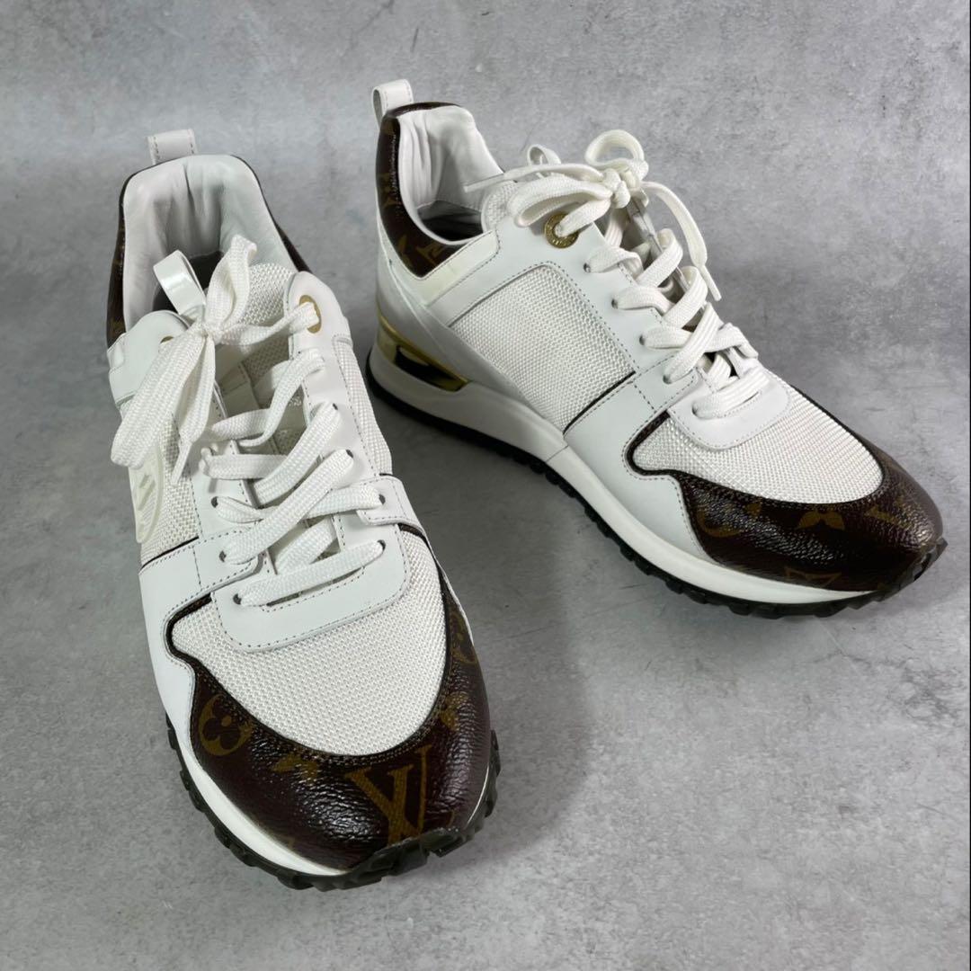 美品 ルイヴィトン ランアウェイ スニーカー モノグラム ユニセックス