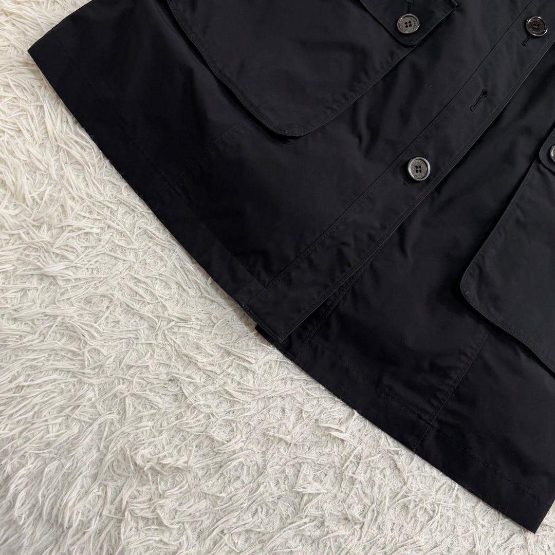 17070✨バーバリー 46 3XL メガチェック ダウンライナー フードコート