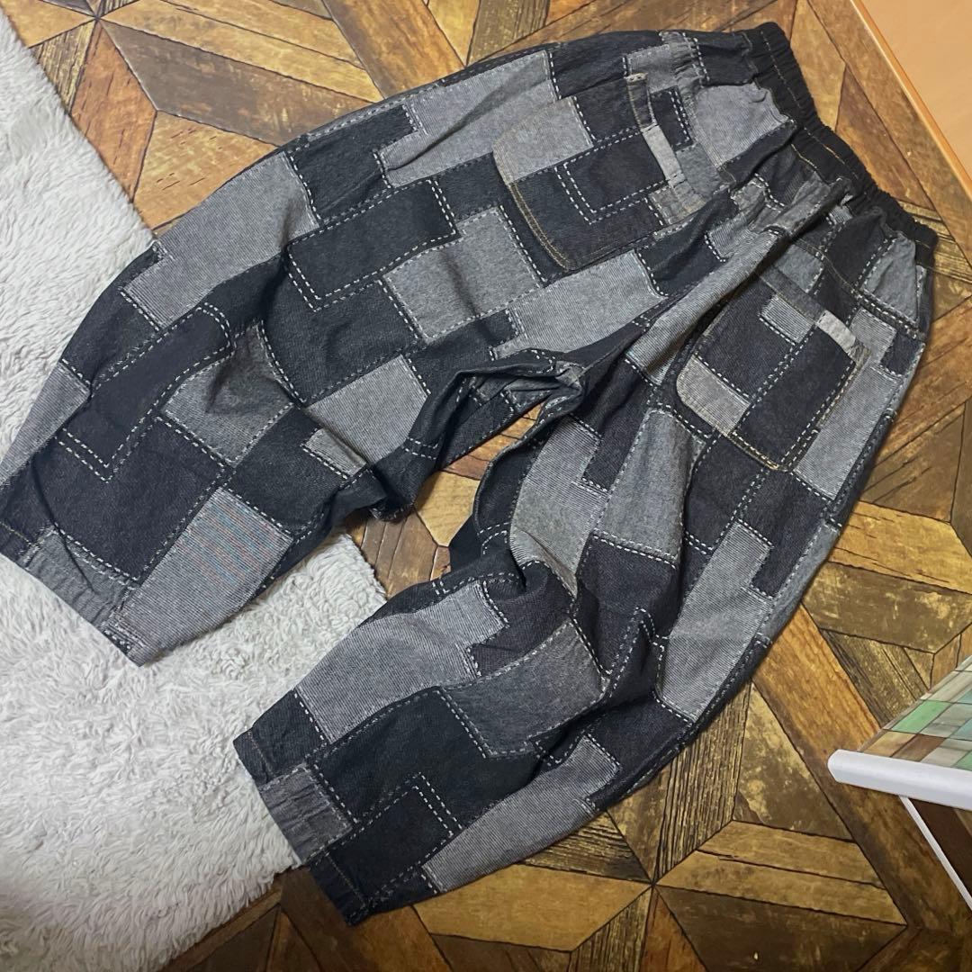 BRILLANTE ワイドパンツ　個性的　ピエロパンツ　美品　ゆったり