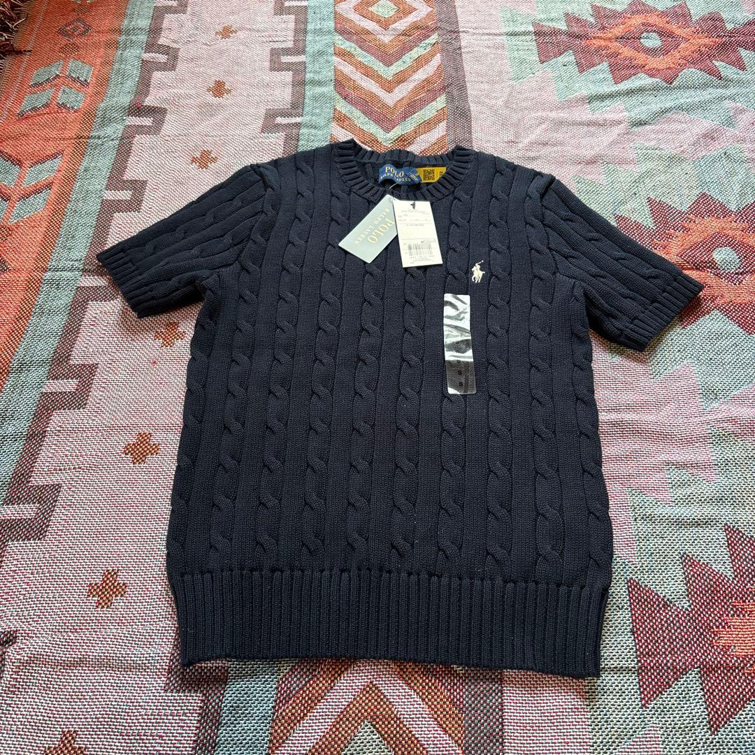 お値下げ ★POLO Ralph Lauren 半袖ケーブルニット ★