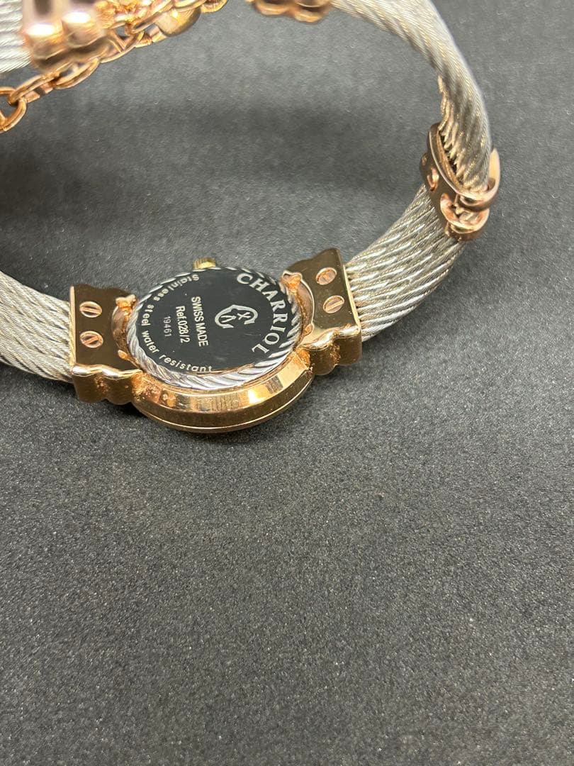 美品　CHARRIOL シャリオール 時計 サントロペ 028R 12Pダイヤ