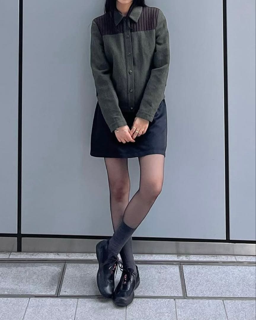 MIU MIU 99AW リブトラッカージャケット